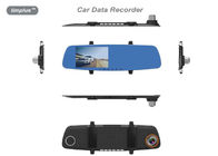 5.0 Inch Front And Rear Car Camera , HD Dual Camera Car Dvr With 70 Degree Wide View Angle