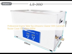 Professional Engine Table Top Ultrasonic Cleaner With Camshaft Rocker Cover 30L 40kHz 600W