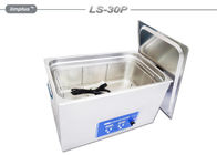 Stainless Steel 30L Ultrasonic Cleaning Machine With Brass Drainage LS - 30P