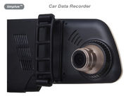 Rear View Mirror Automobile / Car Data Recorder DVR  With GPS Inset Mic