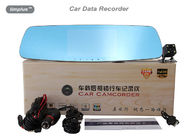 5.0 Inch Front And Rear Car Camera , HD Dual Camera Car Dvr With 70 Degree Wide View Angle
