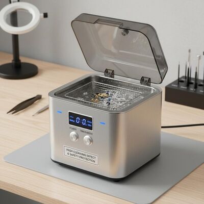 40kHz Table Top Ultrasonic Cleaner Providing High Cleaning Effect and Safety Protection Designed for Cleaning of Small Components