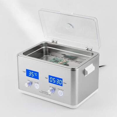 Heating Setting 0-80 Celsius Table Top Ultrasonic Cleanser Featuring Timer Setting 0-30 Minutes Suitable for Precision Cleaning Tasks