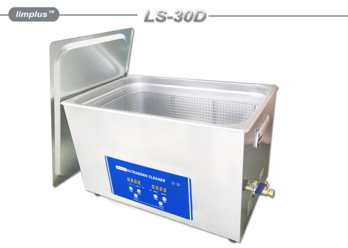 Durable 30l ultrasonic industrial cleaning equipment Car Parts Degrease with Basket