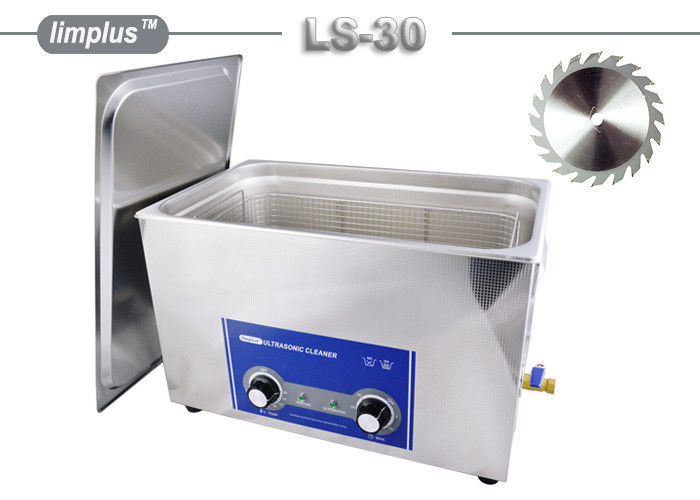 30L Saw Blade Table Top Ultrasonic Cleaner With Heater , Adjust Knobs