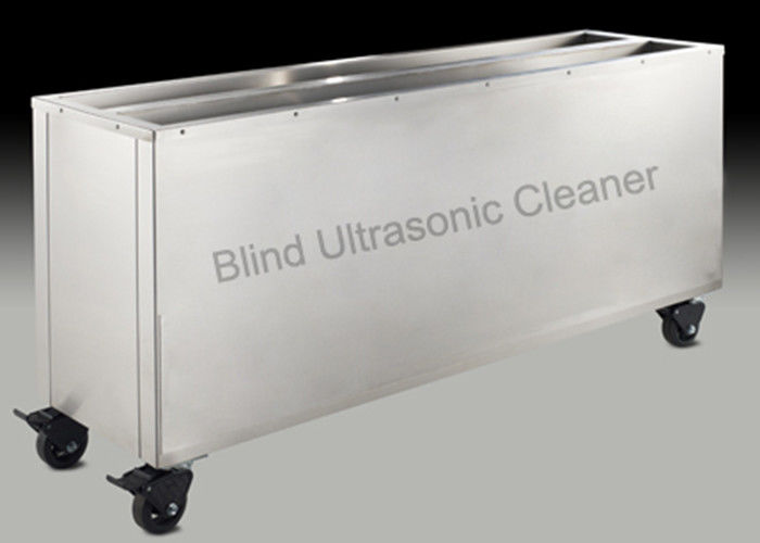 Professional Dual Tank Rinsing Window Ultrasonic Blind Cleaner , 3meter Long