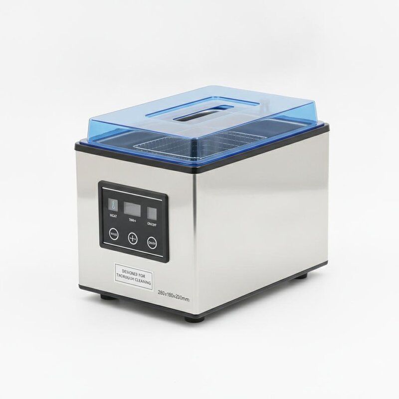 2.5L Cleaning Tank Capacity Table Top Ultrasonic Cleaner Stainless Steel Tank Unit Size 280x180x200mm Designed for and Thorough Cleaning