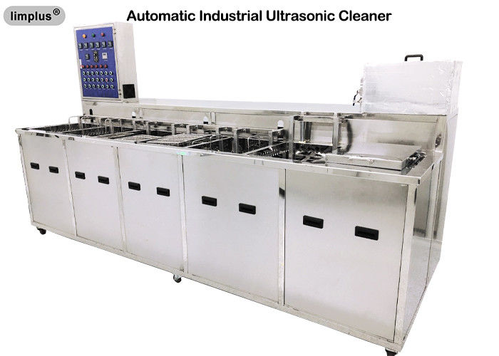 Multi Tank Industrial Ultrasonic Cleaner Machine with Rinsing Drying System for Oil Degrease